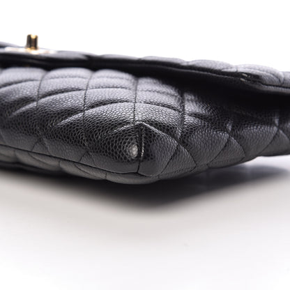 Chanel Caviar Quilted Flap Clutch Black 9 of 9