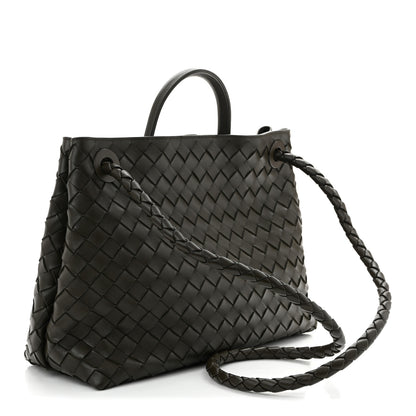 Bottega Veneta Nappa Intrecciato Medium Andiamo Shoulder Bag Kaki 3 of 9