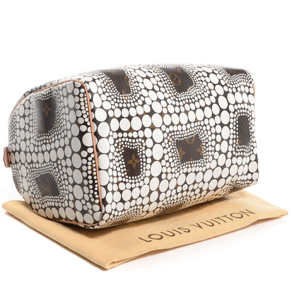 Louis Vuitton Monogram Kusama Town Speedy 30 White 4 of 7