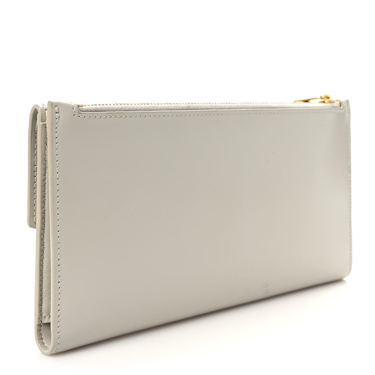 Smooth Shiny Calfskin Monogram Uptown Wallet Crema Soft