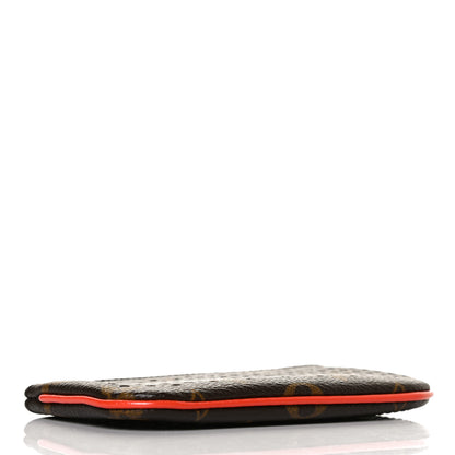 Louis Vuitton Monogram Perforated Key Pouch Orange 5 of 10