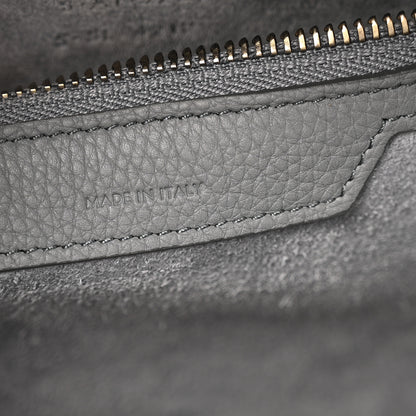 Celine Baby Drummed Calfskin Micro Luggage Kohl 7 of 15