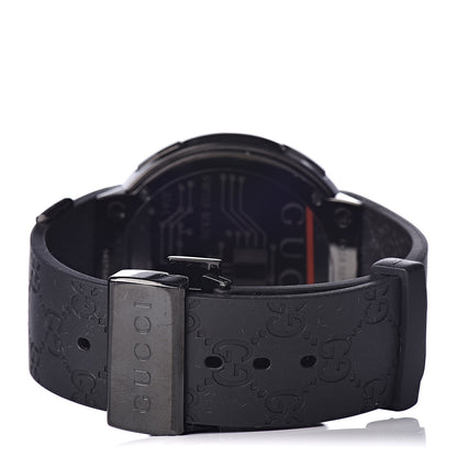 Gucci Stainless Steel Rubber 45mm Digital I-Gucci Web Watch Black 4 of 6