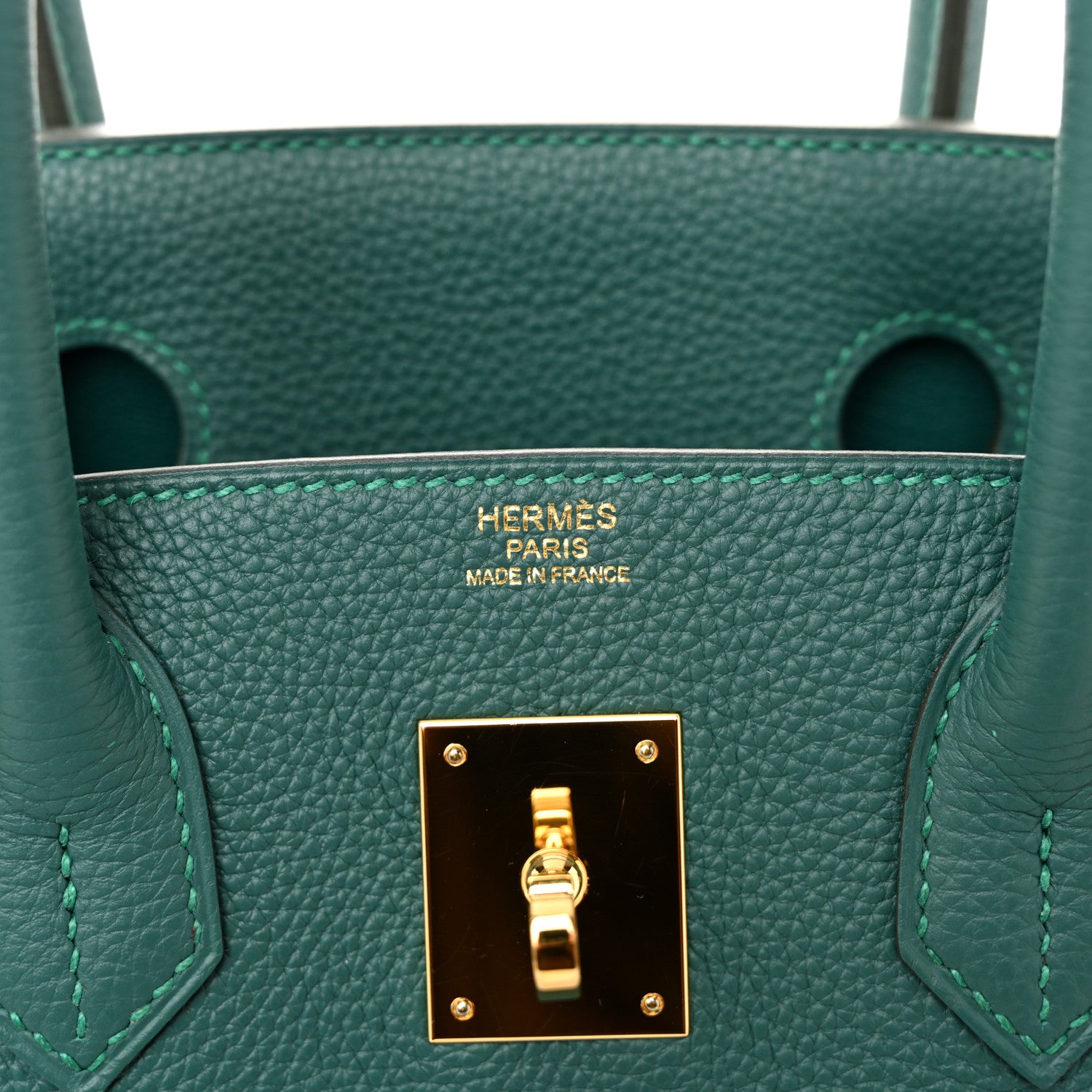 Hermes Togo Birkin 30 Malachite 11 of 23