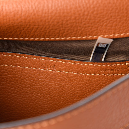Chloe Calfskin Medium Marcie Round Crossbody Bag Tan 8 of 10
