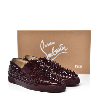 Christian Louboutin Patent Mens Roller Boat Pik Pik Flat Sneakers 43 Orthodoxe 13 of 13