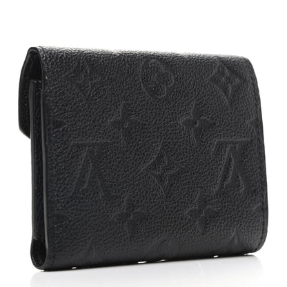 Louis Vuitton Empreinte Victorine Wallet Black 3 of 7