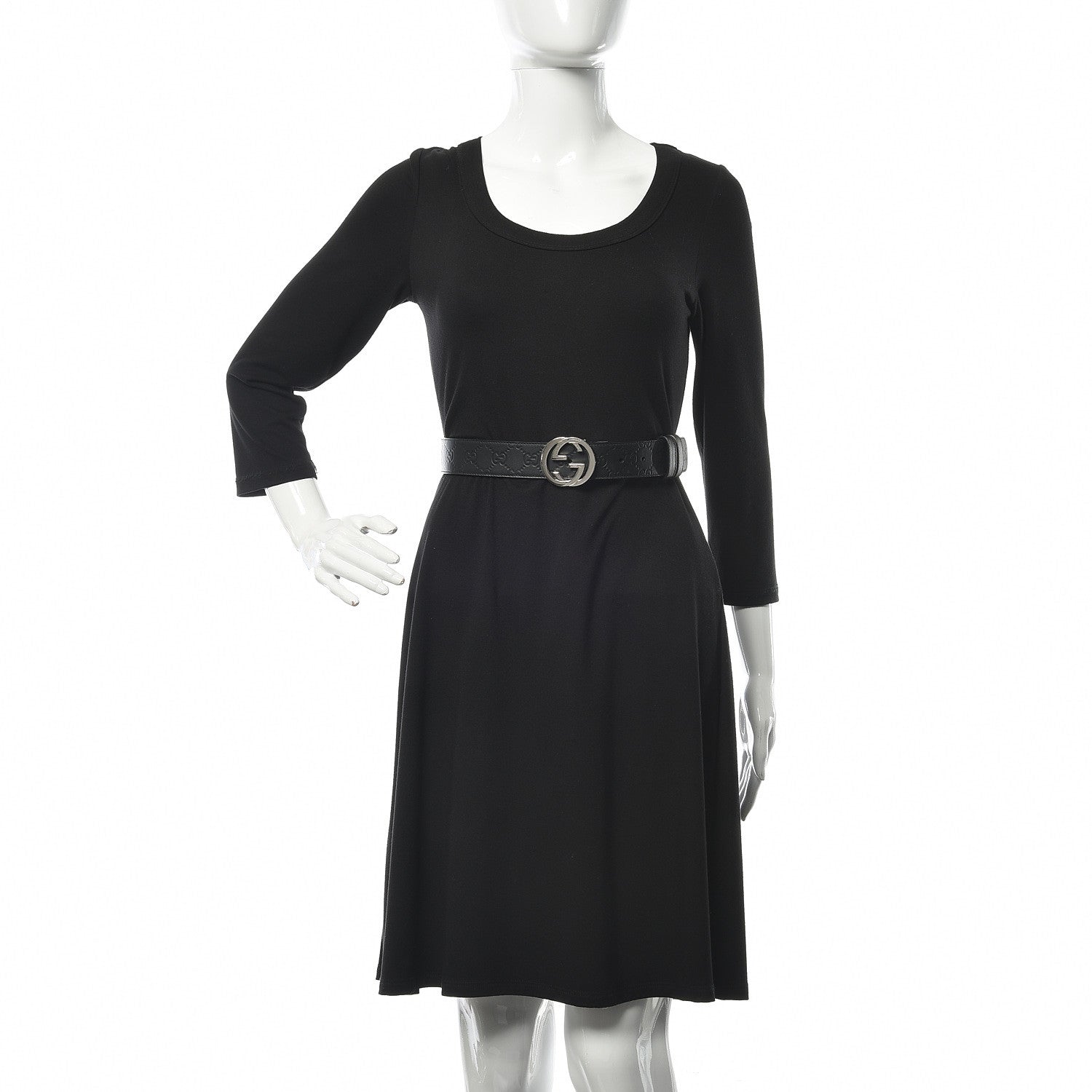 Gucci Guccissima Signature Interlocking G Reversible 37mm Belt 95 38 Black Cocoa 2 of 7