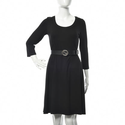 Gucci Guccissima Signature Interlocking G Reversible 37mm Belt 95 38 Black Cocoa 2 of 7