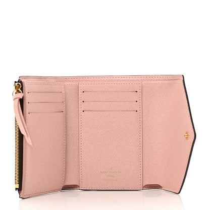 Louis Vuitton Damier Ebene Victorine Wallet Rose Ballerine 5 of 7
