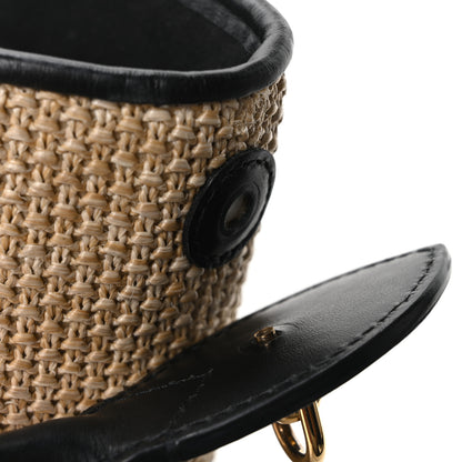 Louis Vuitton Raffia Petit Bucket Black 12 of 12