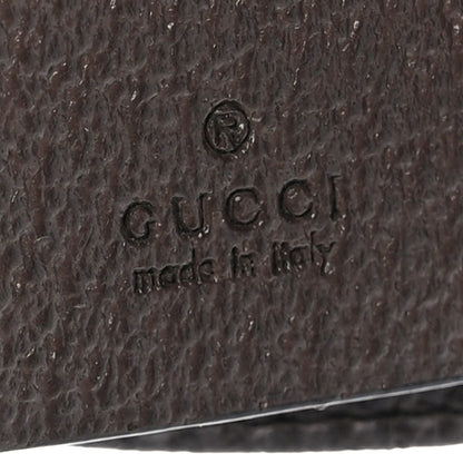Gucci GG Supreme Monogram Web Ophidia 6 Key Holder Case Beige New Acero 6 of 6