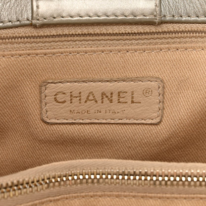 Chanel Metallic Calfskin Perforated Up In The Air Tote Silver 5 of 13