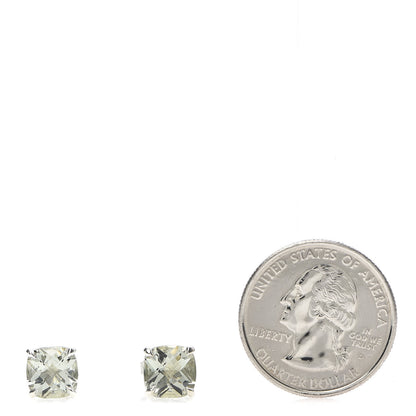 Tiffany Sterling Silver Green Quartz Sparklers Earrings 2 of 4
