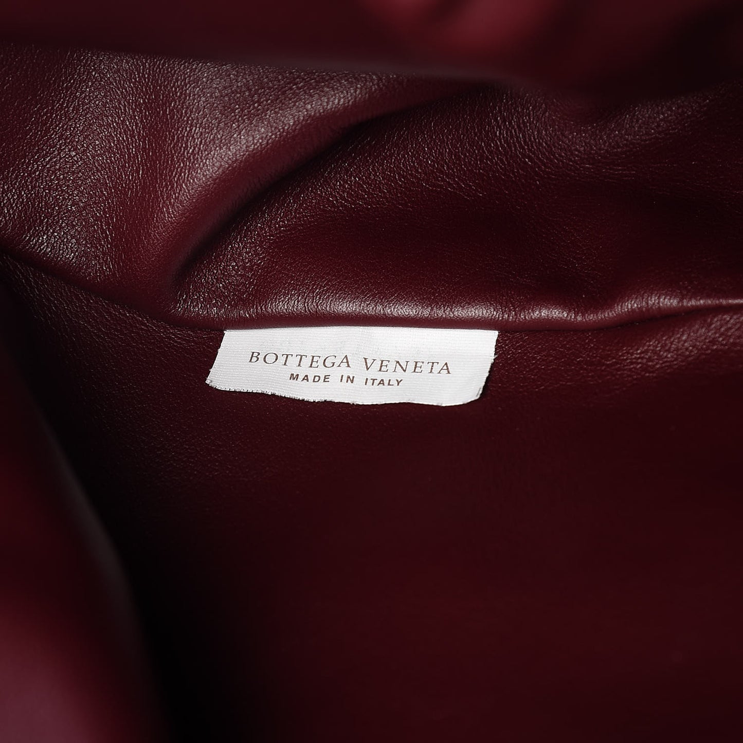 Smooth Butter Calf The Pouch Oversized Clutch Bordeaux