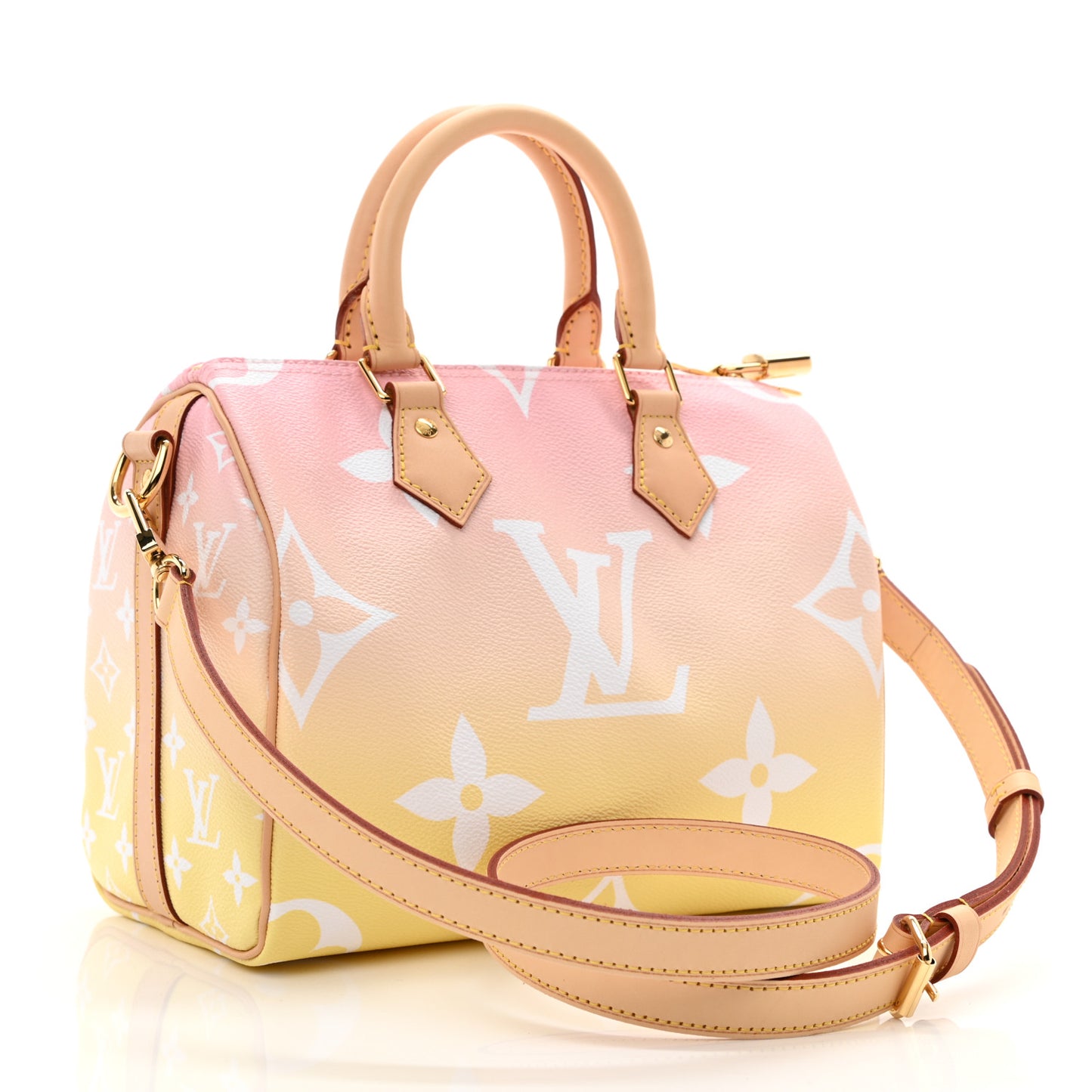 Monogram Giant By The Pool Speedy Bandouliere 25 Light Pink