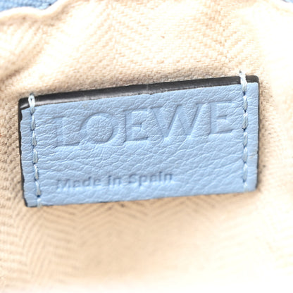 Loewe Calfskin Small Puzzle Bumbag Dusty Blue 6 of 10