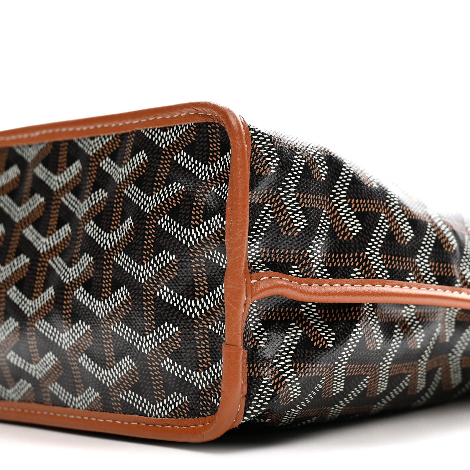 Goyard Goyardine Reversible Mini Anjou Black Gold 17 of 19