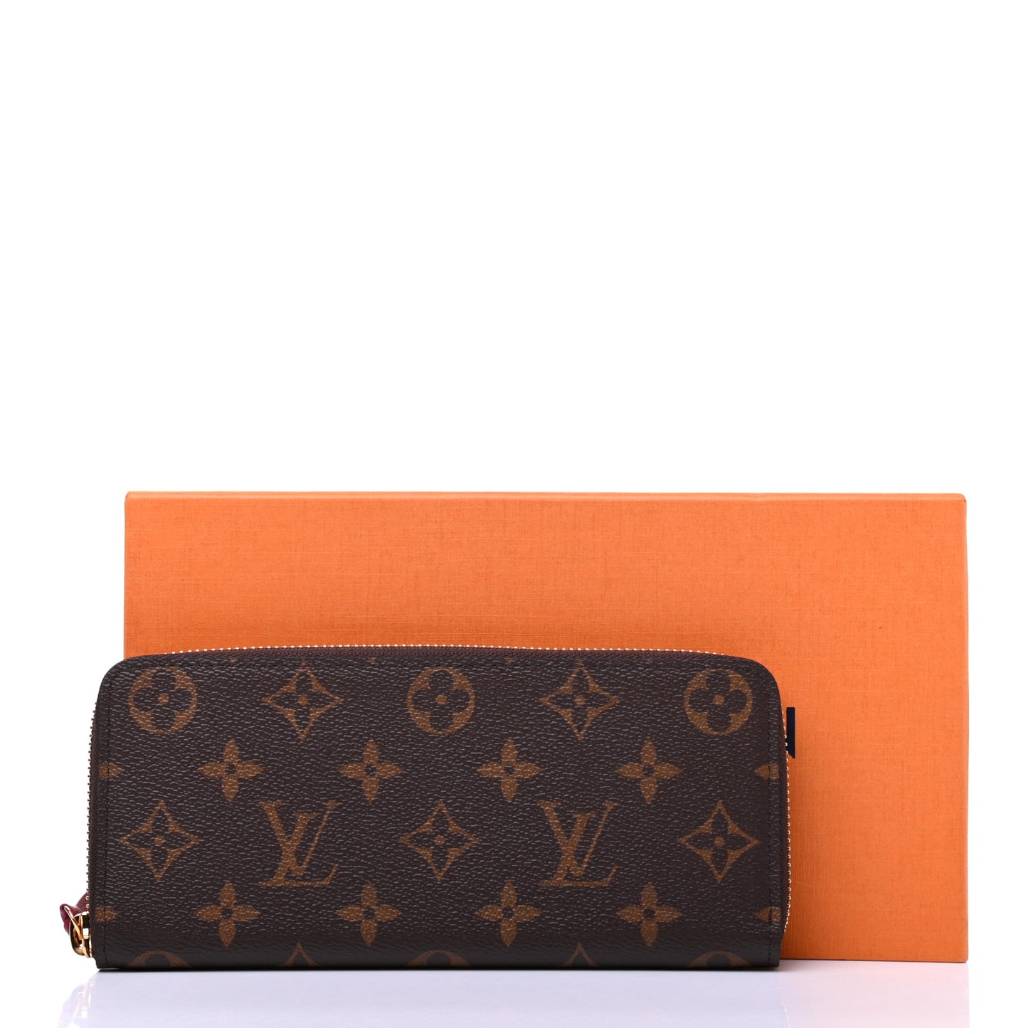 Monogram Clemence Wallet Fuchsia