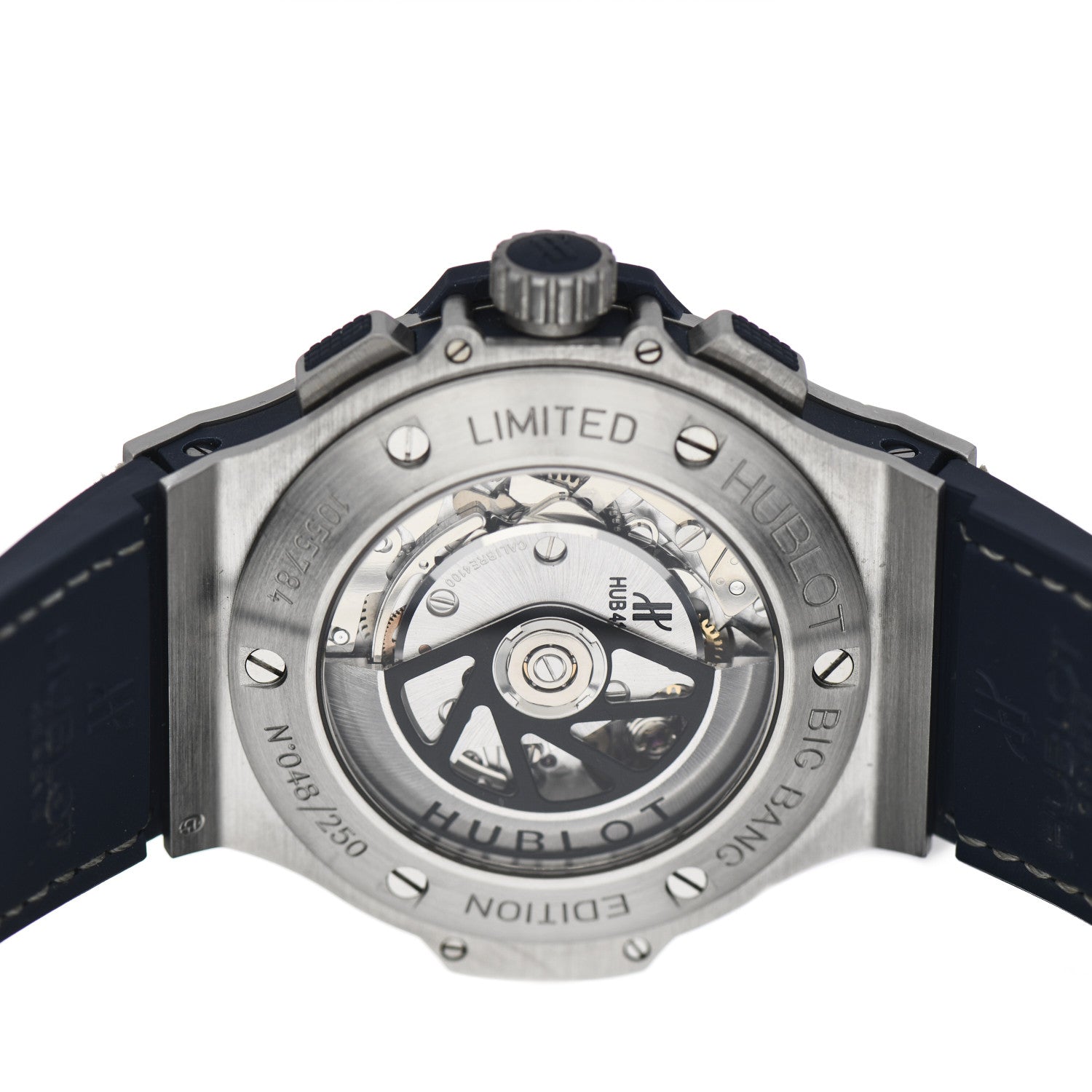 Hublot Stainless Steel Fabric 44mm Big Bang Limited Edition Automatic Watch Blue 301.SX.2770.NR.JEANS16 4 of 5