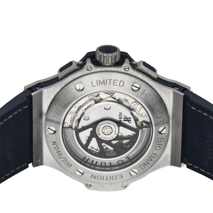 Hublot Stainless Steel Fabric 44mm Big Bang Limited Edition Automatic Watch Blue 301.SX.2770.NR.JEANS16 4 of 5