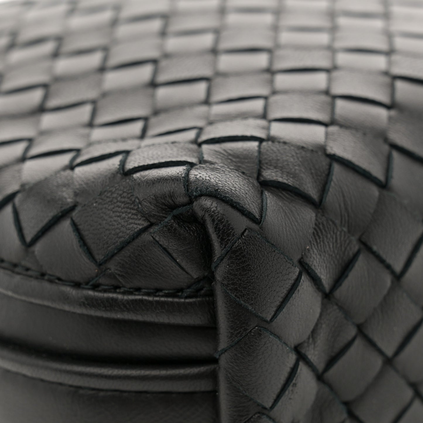Nappa Intrecciato Nodini Bag Black