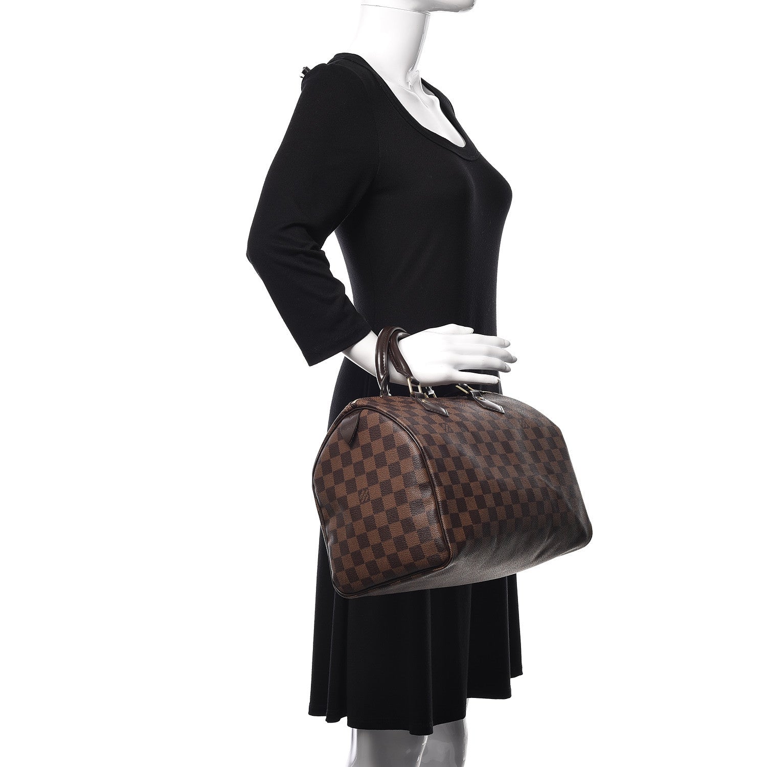 Louis Vuitton Damier Ebene Speedy 30 2 of 9