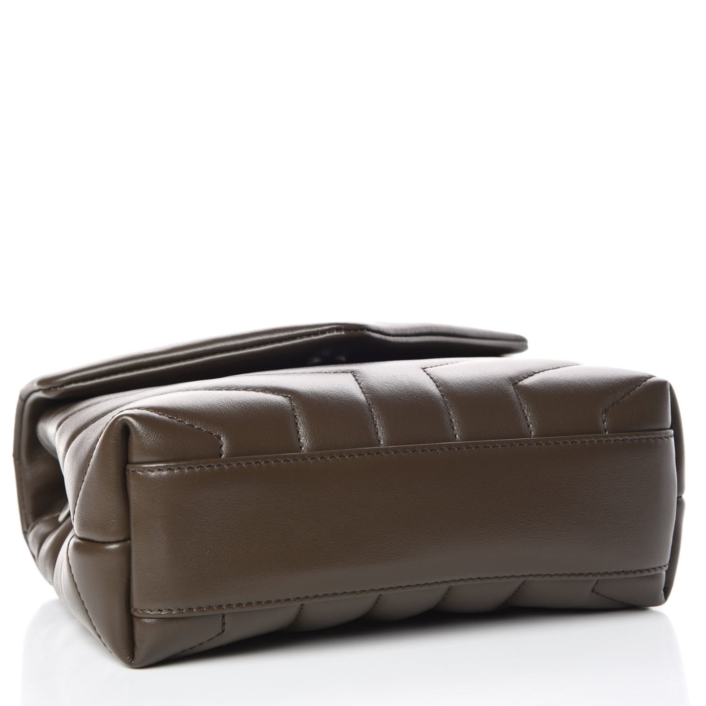 Calfskin Y Quilted Monogram Toy Loulou Crossbody Bag Faggio