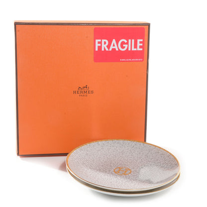 Hermes Mosaique Au 24 Porcelain Bread Plates Set of 2 5 of 5
