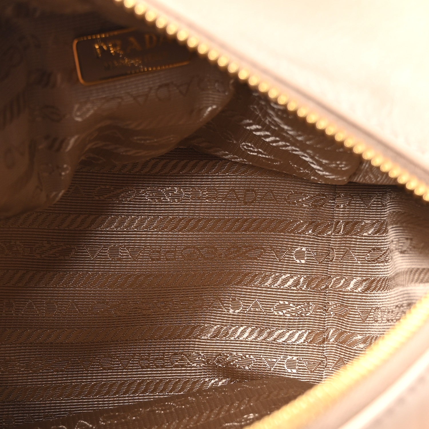 Prada Soft Lux Calfskin Mini Dangle Top Handle Bag Cipria 5 of 9