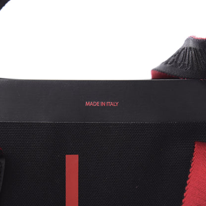 Christian Louboutin Braided Canvas Small Cabalace Shopper Tote Black 7 of 9