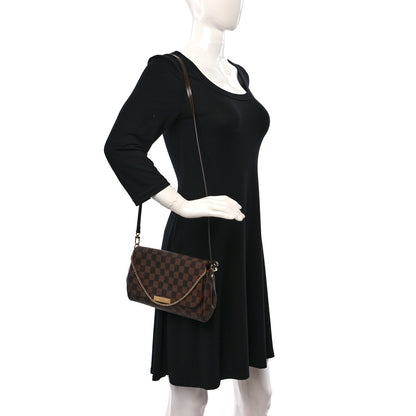 Louis Vuitton Damier Ebene Favorite MM 2 of 9