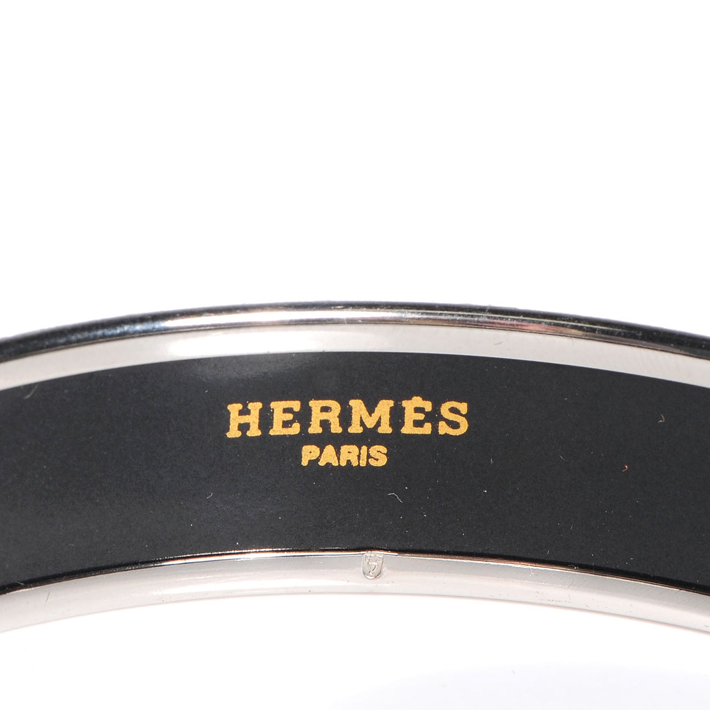 Enamel Printed Caleche Medium Bracelet 70 Navy Bleu