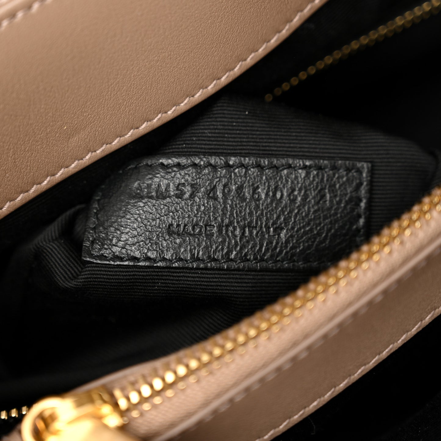 Suede Y Quilted Monogram Medium Loulou Chain Satchel Taupe