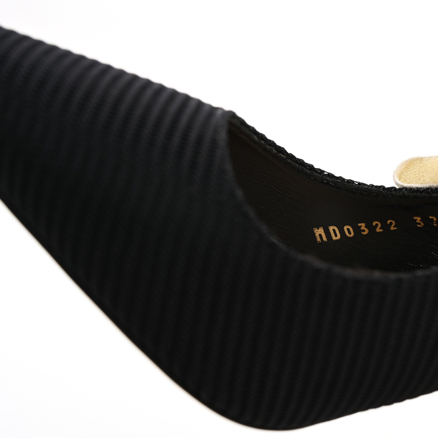 Christian Dior Technical Canvas Ribbon J Adior Slingback 100mm Pumps 37.5 Black 9 of 9