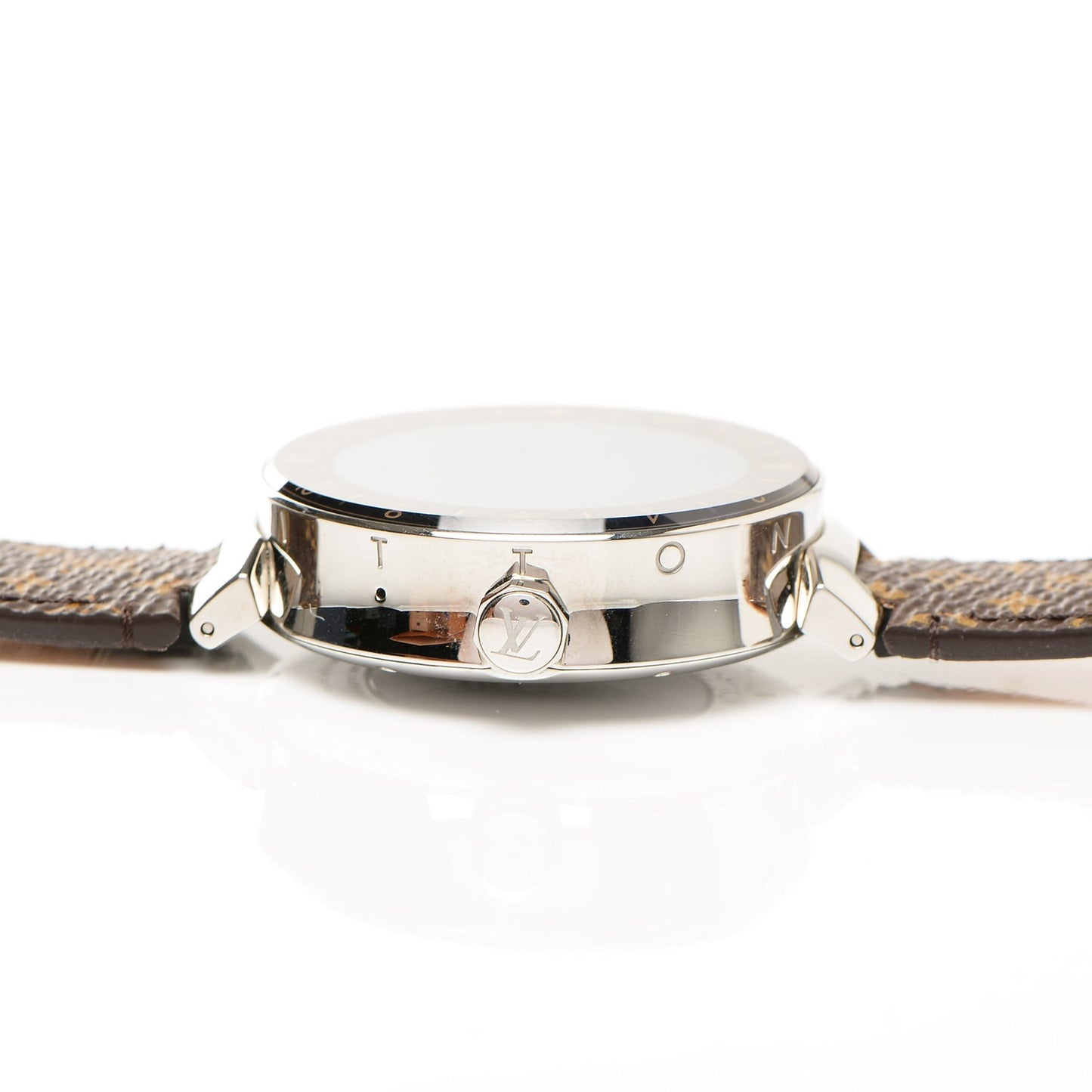 Stainless Steel Monogram Tambour Horizon 42mm Smartwatch