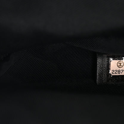 Chanel Lambskin Quilted Large Cosmetic Case Black 7 of 8