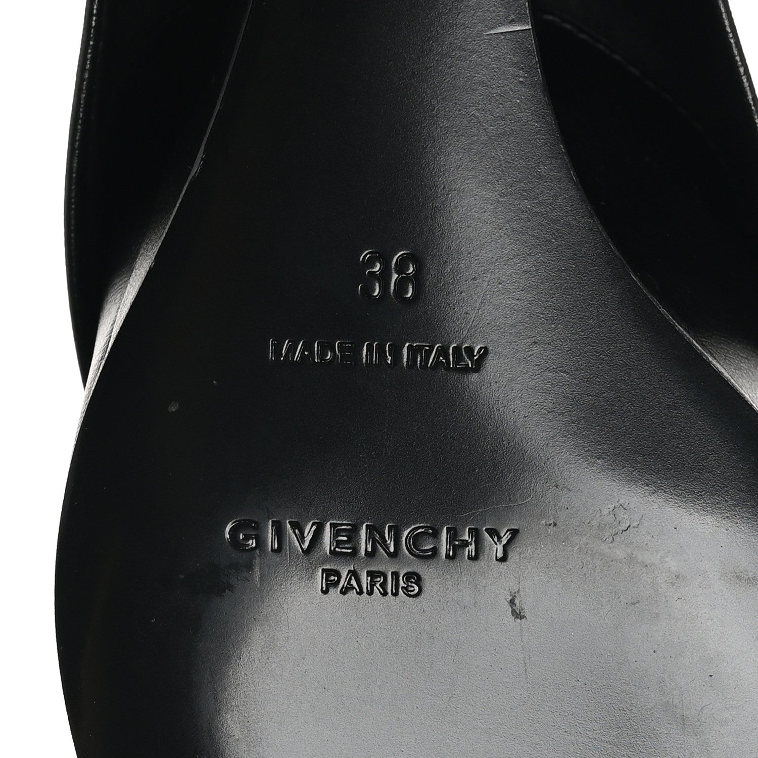 Givenchy Calfskin Shark Lock Ankle Boots 38 Black 7 of 8
