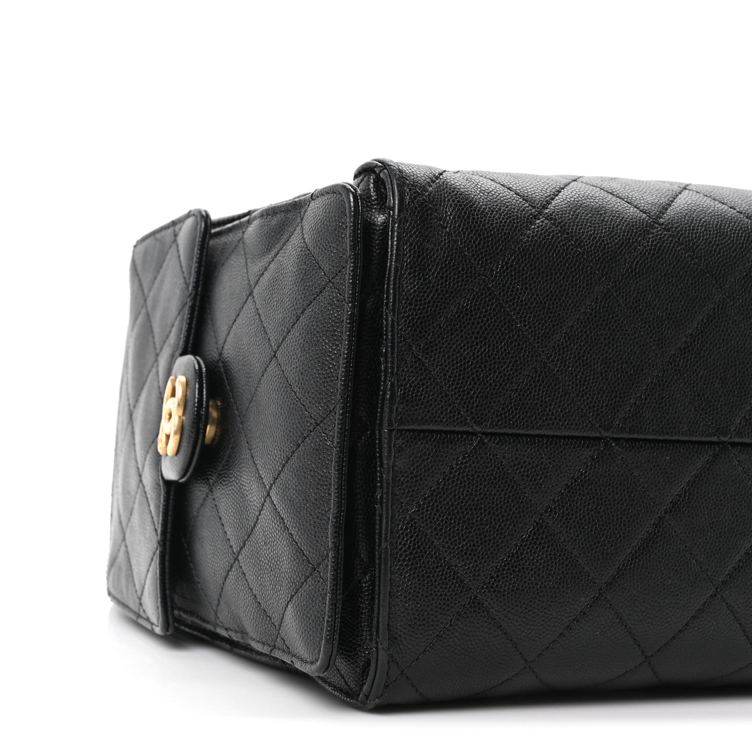 Chanel Caviar Quilted Medium Chanel 25 Handbag Black 10 of 12
