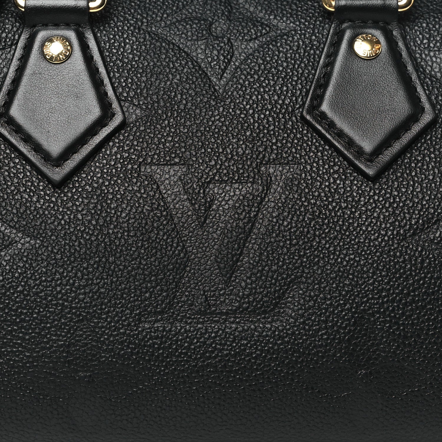 Louis Vuitton Empreinte Monogram Giant Speedy Bandouliere 20 Black 7 of 9