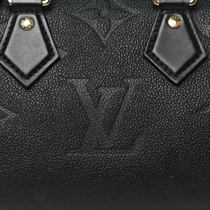 Louis Vuitton Empreinte Monogram Giant Speedy Bandouliere 20 Black 7 of 9