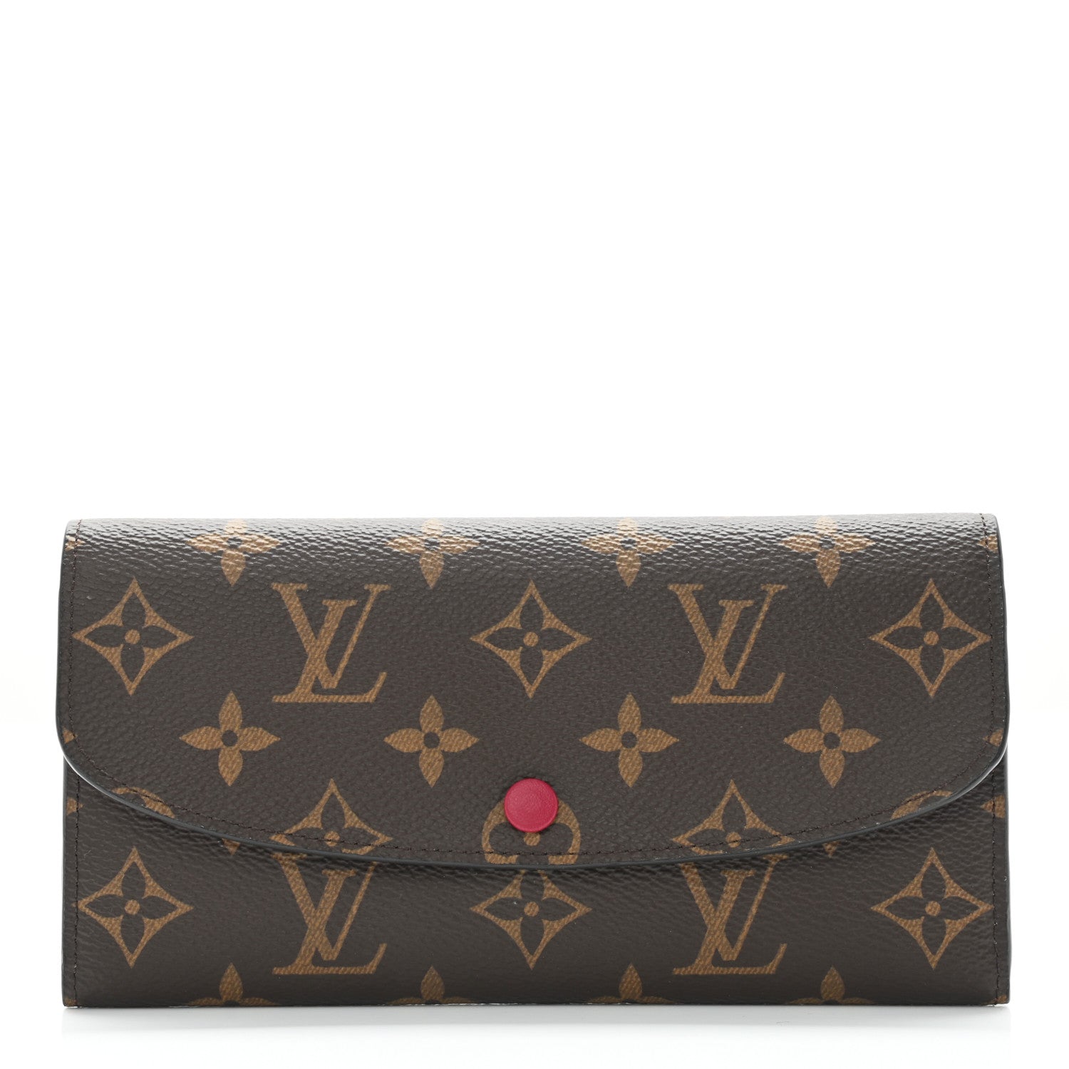 Louis Vuitton Monogram Emilie Wallet Red 1 of 7