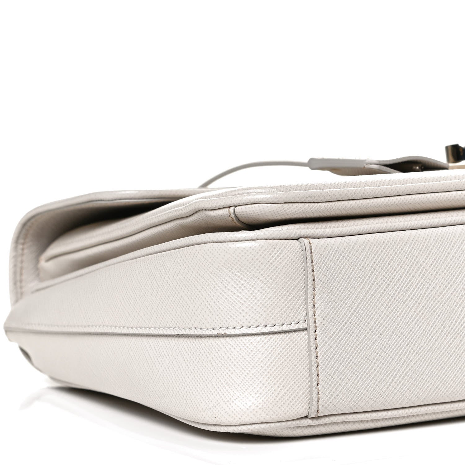 Prada Saffiano Lux Sound Top Handle Pomice 8 of 9