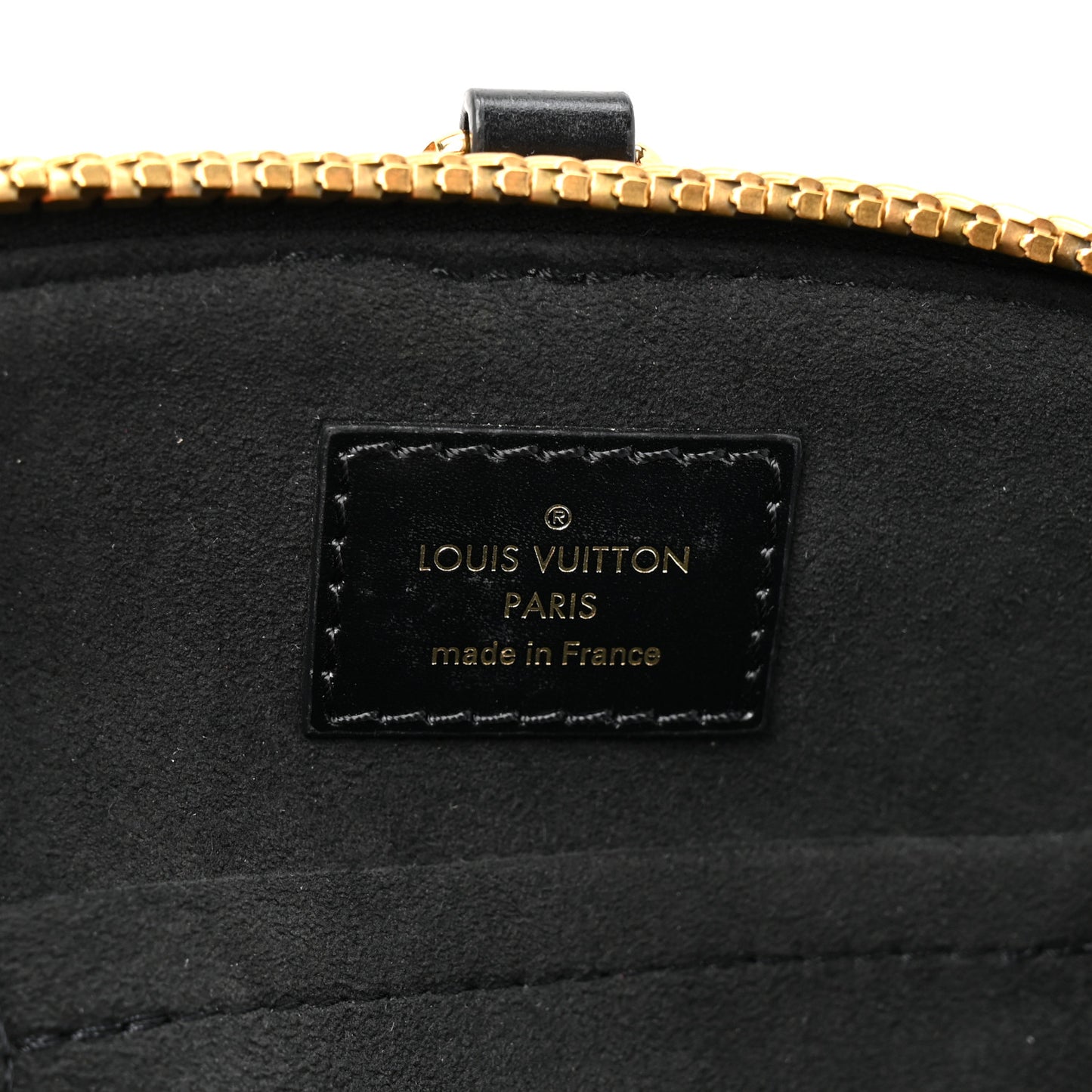 Embossed Monogram Midnight LV Moon Pochette Black