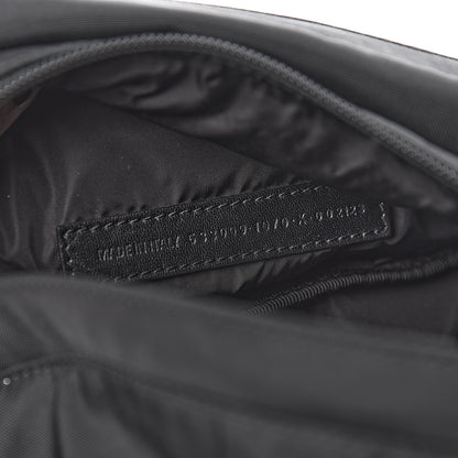 Balenciaga Textured Sport Nylon Logo Embroidered Wheel Beltpack Black 7 of 10