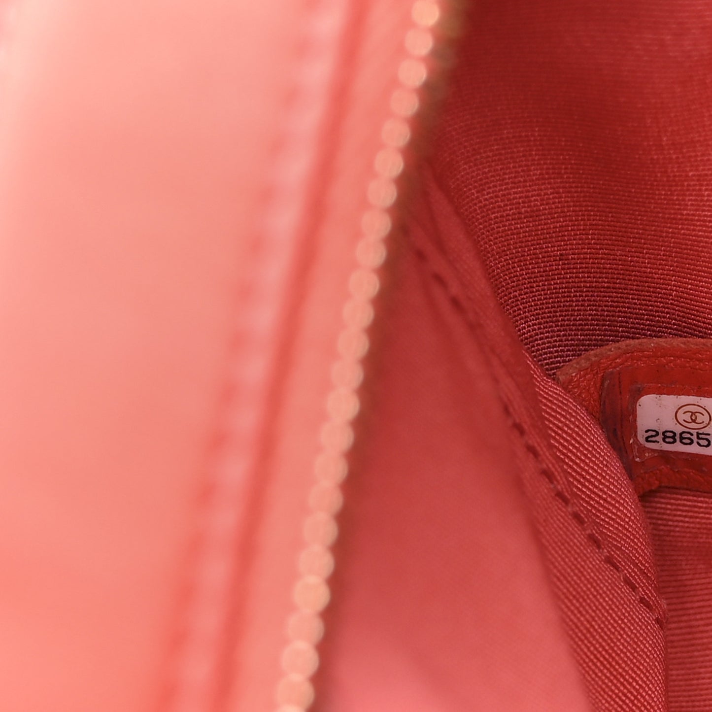 Goatskin Quilted Small In & Out Camera Case Pink Red