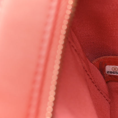 Chanel Goatskin Quilted Small In & Out Camera Case Pink Red 7 of 10