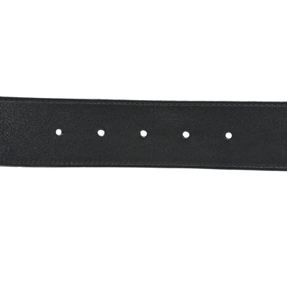Gucci Moon Calfskin Pearl Double G 40mm Belt 85 34 Black Cream 4 of 5
