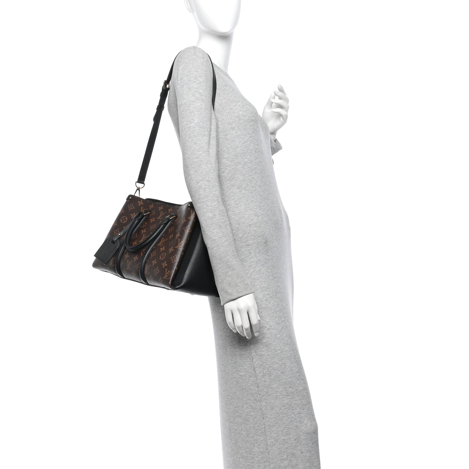 Louis Vuitton Monogram Soufflot MM Black 2 of 12