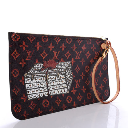 Louis Vuitton Catogram Neverfull MM GM Pochette Marron 3 of 7